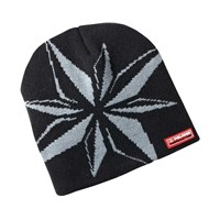 Star Beanie Hat - Black
