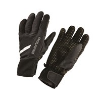 Unisex Level 1 Lightweight Mountain Glove with Adjustable Wrist Straps, Black